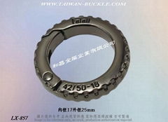 Customized Square Spring Ring Buckle