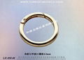 Round Metal Spring Ring Buckle