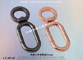 Leather clasp dog buckle leather metal zinc hook rotating hook