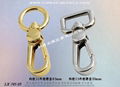 Leather clasp dog buckle leather metal zinc hook rotating hook