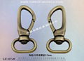 Leather clasp dog buckle leather metal zinc hook rotating hook