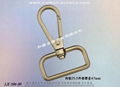 Leather clasp dog buckle leather metal zinc hook rotating hook