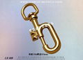 Zinc hook Bag accessories dog buckle leather metal buckle rotation