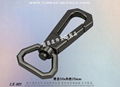 Zinc hook Bag accessories dog buckle leather metal buckle rotation