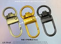 Purses parts, zinc dogs, dog buckle, rotating buckle, leather hardware