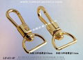 Zinc hook Bag accessories dog buckle leather metal buckle rotation 