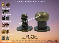 Screw Rivet Buckle Mushroom