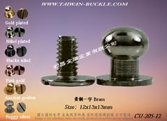 Screw Rivet Buckle Mushroom