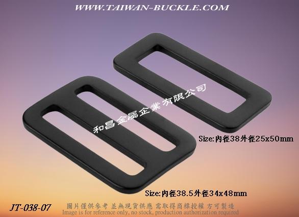 Backpack metal, Webbing buckle 38mm 3