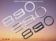 Customized underwear metal adjuster buckle