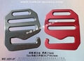 Webbing metal buckles