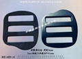 Webbing metal buckles