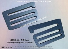 Webbing metal buckles