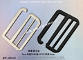 Webbing metal buckles