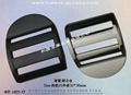 Webbing metal buckles