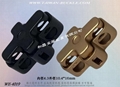 Metal rope tail buckle