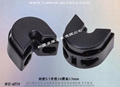 Metal spring rope buckle