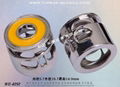 Metal double hole rope stop buckle 16