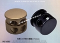 Shoelace metal rope buckle