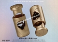 Metal spring rope buckle
