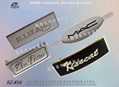 Customized metal nameplate