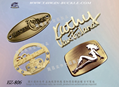 Acid and alkali resistant metal Buckle