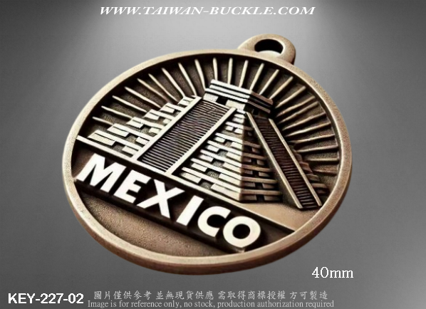 Mexico travel souvenir keychain