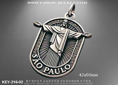 Sao paulo Metal key ring gift