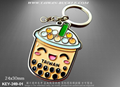 Taiwan bubble milk tea metal badge pendant 1