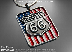 ROUTE66 Metal Charm