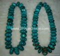 Turquoise melon beads(YD018)