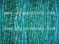 Gemstone(Roundel turquoise beads)YD009-1