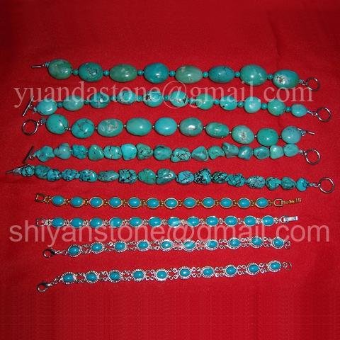 Natural turquoise bracelets (YD268)