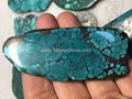 Natural turquoise polished rough slab  YD104 4