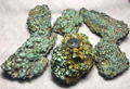 Natural turquoise rough stone YD110 2