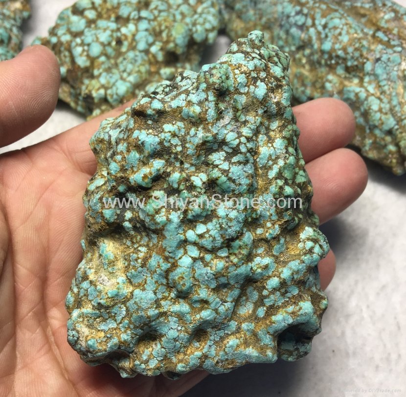 Natural turquoise rough stone YD110 3