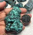 Natural turquoise rough stone YD111 7