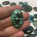 Turquoise freeform cabs (YD022)