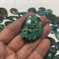 Turquoise freeform cabs (YD022) 5