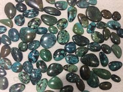 Turquoise freeform cabs (YD022) (Hot Product - 1*)