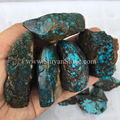 Natural blue webbing Hubei turquoise rough YD101 3