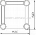 Spigot truss/stage truss/stage light/moving head/laser/led/speaker/audio/disco  2