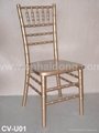Gold Color Sold Wooden Chiavari Wedding Chair 2