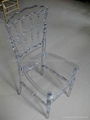 R-NP-U00 Resin Napoleon Chair in Clear