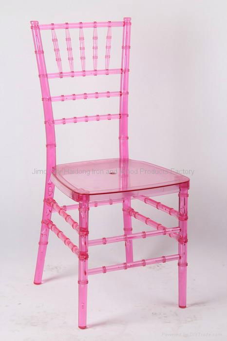 Pink Resin Chiavari Chair