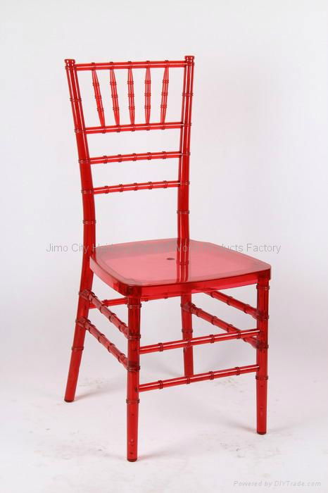 Red Color Silla Tiffany Chair