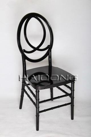 黑色树脂凤凰椅