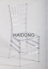 Transparent Clear Resin Chiavari Wedding