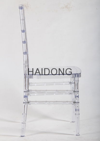 Transparent Clear Resin Chiavari Wedding Party Chair 3