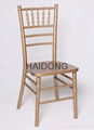 HDW-CV-U01 Gold Wood Chiavari Chair USA Style